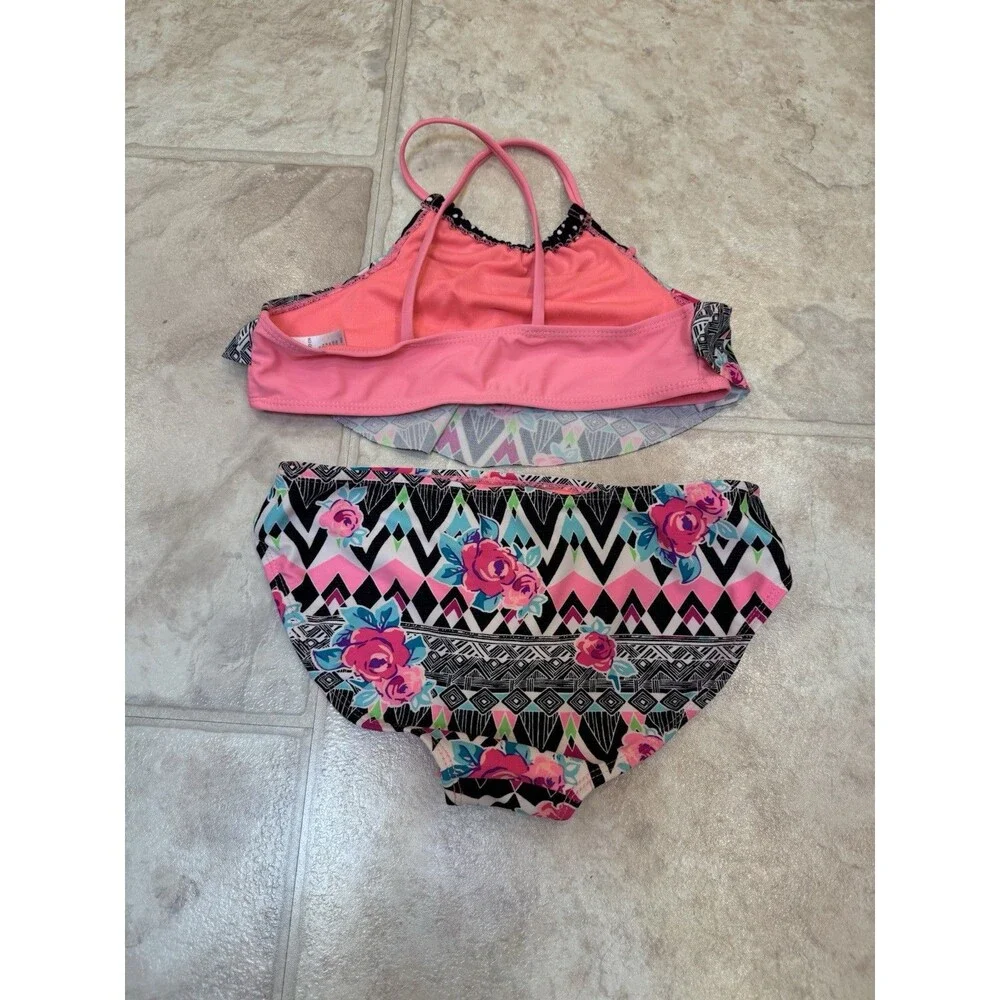 Wonder Nation Girls 2-Piece Bikini Swimsuit – Size L 10-12